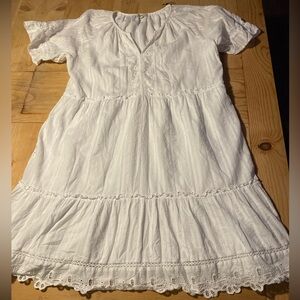 white spring dress